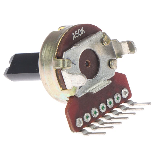 161 Rotary Dual A50K/A503 Dual Channel Amplifier Volume Potentiometer 7 Foot ba