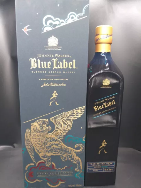 Johnnie Walker Blue Label Limited Edition Year of the Tiger Whisky 40% OVP 0,7 L