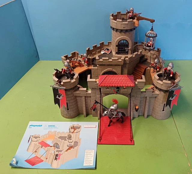 PLAYMOBIL CITADELLE DES Chevaliers De L'Aigle Réf 6001 Château Moyen ...