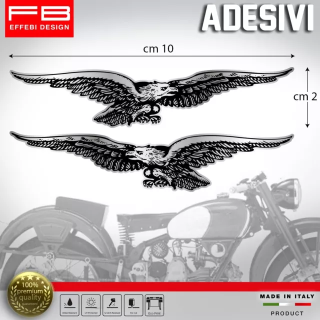 Adesivi compatibili Aquile Moto Guzzi Falcone Old Nevada V7 V850 Le Mans Norge