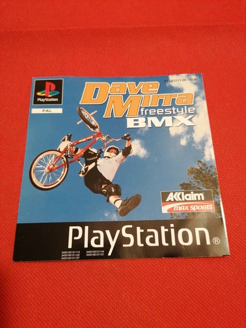 Dave Mirra Freestyle BMX Maximum Remix - PS1 PAL FR Complet - Bon État - Jeu Rétro BMX