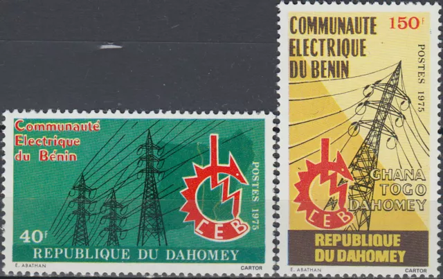 Dahomey Electricity Community of Benin 1975 MNH-3 Euro