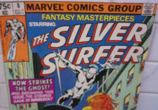 THE SILVER SURFER #8 MARVEL COMICS GROUP Vol 1 JULY 1980 NEWSSTAND
