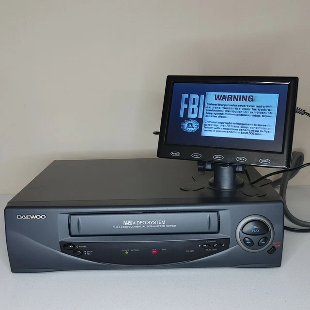 DAEWOO DVK27N VCR Child skp VHS Player Recorder No