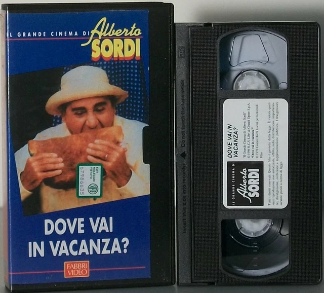 DOVE VAI IN vacanza? VHS FILM