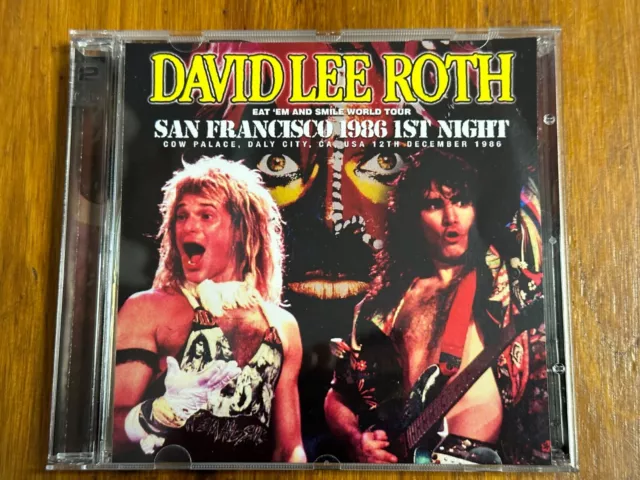 DAVID LEE ROTH San Francisco USA 1986 First Night Van Halen 2CD