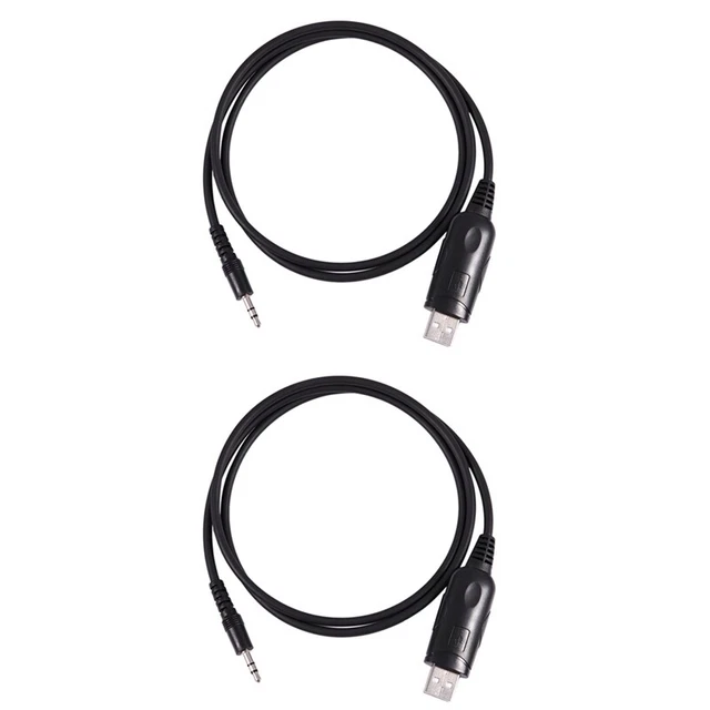 2X Câble de Programmation USB 3,5 mm OPC-478U ICOM IC-F11 IC-F11S IC-2200H 2003