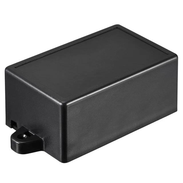 2 pezzi scatola di collegamento antipolvere 82x52x35 mm ABS per progetti elettrici nera
