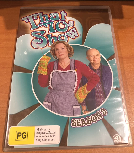 That 70's Show : Season 3 (2005 : 4 Disc DVD Set) Very Good Condition Region 4