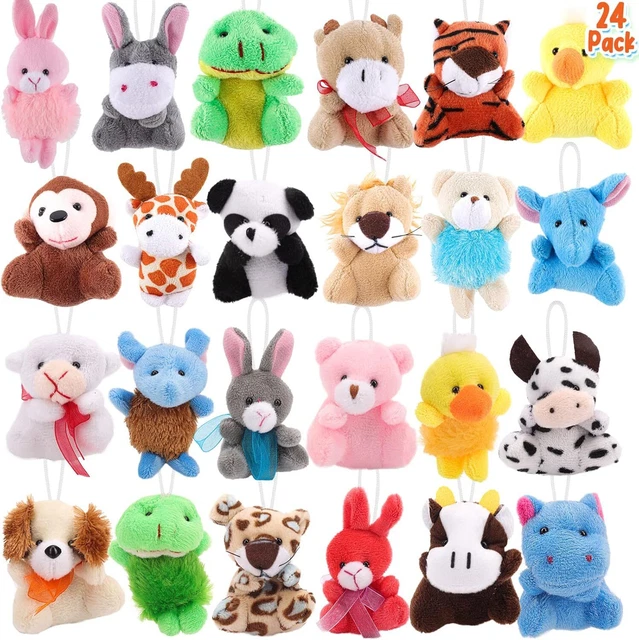 24PCS MINI STUFFED Animal and Plush Toy, Bulk Stuffed Animals