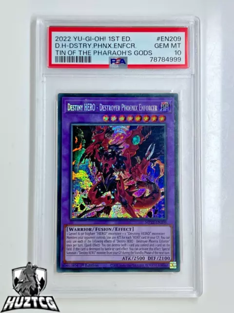 Yugioh - Destiny Hero - Destroyer Phoenix Enforcer - MP22-EN209 - PSA 10