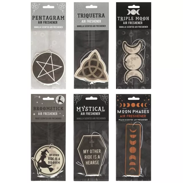 Mystical Gothic Air Fresheners, Hanging Scented Fragrance Pagan Wiccan Witch
