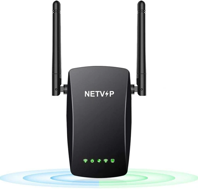 WIFI RANGE EXTENDER 1200mbps Wireless Router Signal Booster Dual ...