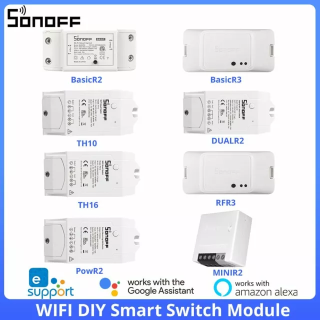 Sonoff Switch Relay Module Timer Smart WiFi Wireless Remote for iphone & Android