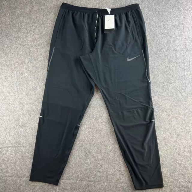 NIKE MEN'S SWIFT Size XXL $120 Men's Reflective Running Pants CU5493 010  Joggers $79.99 - PicClick