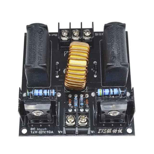 ZVS Tesla Flyback Driver Board 10A 1000W Switching F/ FBT Inductive Heater