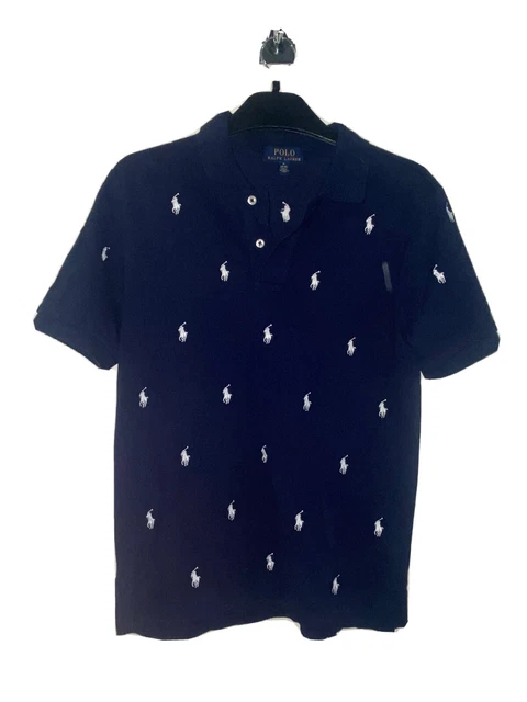Ralph Lauren Boys Short Sleeve Polo Shirt Size 10-12 Years