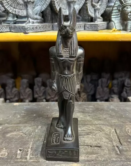 RARE ANCIENT EGYPTIAN ANTIQUITIES Statue Pharaonic Of God Anubis Egypt BC