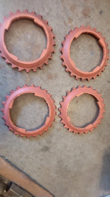 Lot Of 4 Lustran John Deere Corn Seed Planter Plates B1- 24X