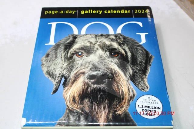 DOG PAGE-A-DAY GALLERY Calendar 2024: An Elegant Canine Celebration