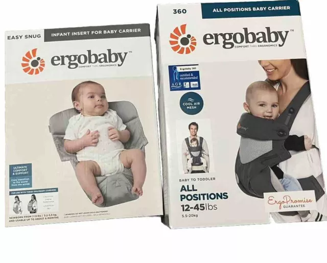 Ergobaby Babytrage + Neugeborenen-Einsatz