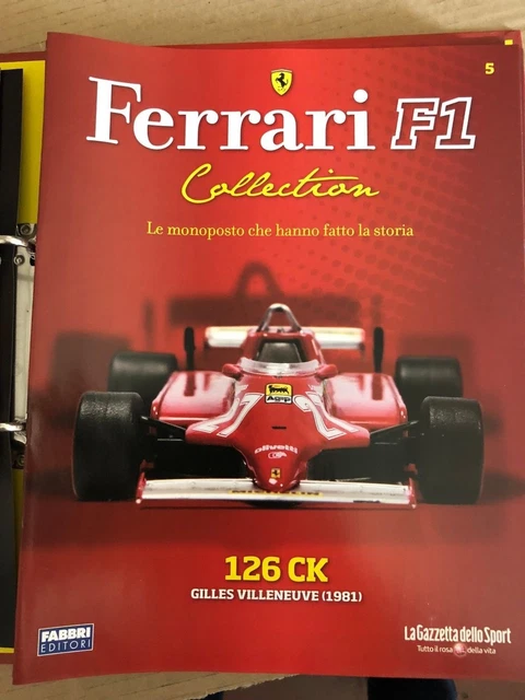 Modello Ferrari 126 CK 1:24 - Gilles Villeneuve, Le Grandi Ferrari F1 N.15, 1981