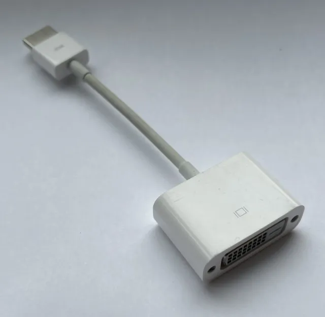 Genuine Apple HDMI to DVI Video Adapter for Mac mini-MacBook Pro MGVU2ZM/A