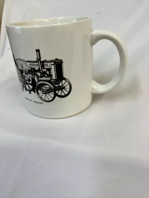 John Deere Service Coffee Mug Go With The green Model D Tractor VG preowned 3