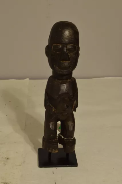 African Statue Male Lobi Fetish Wood Statue Burkina Faso Fetish Statue