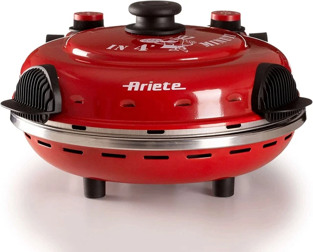 Ariete 919 Pizza Au 4 Minutes Four pour Pizza 400 Degrés Pierre Réfractaire