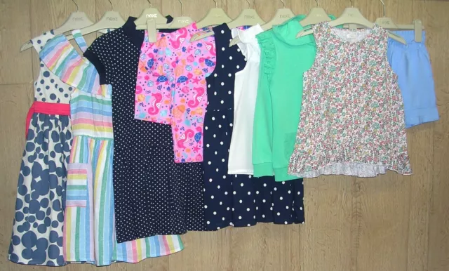 NEXT H&M ZARA etc Girls Summer Bundle Dress Shorts Tops Cardigan Age 5-6 116cm