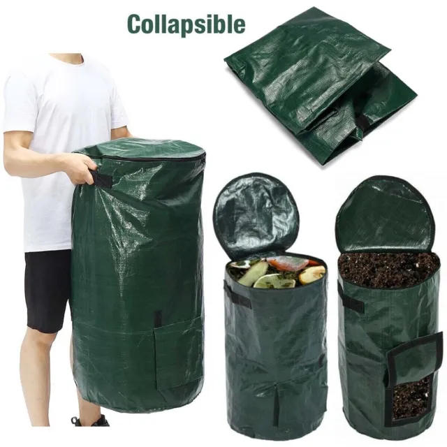 Garden Compostable Kitchen Waste & Organic Compost Bin Collector Bags Portable