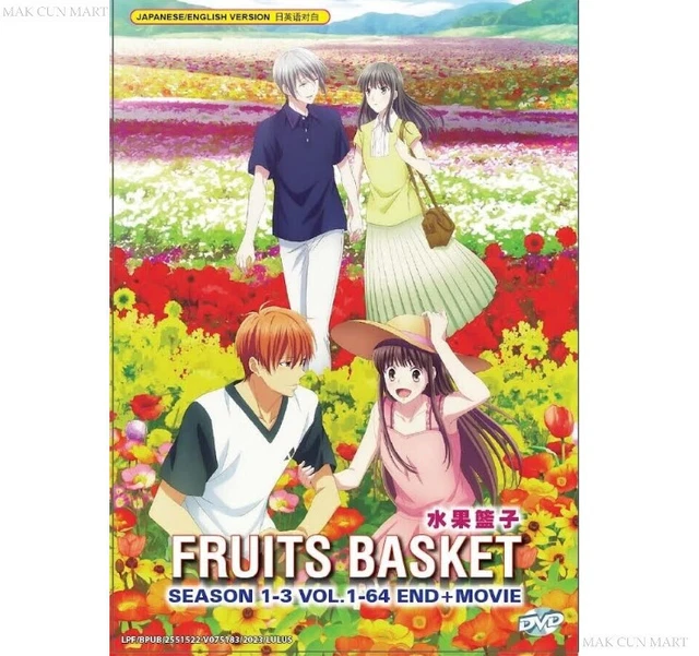 FRUITS BASKET SEASON 13 Complete Collection DVD [Anime] [English Dub