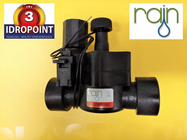 Elettrovalvola Rain Irrigazione F.f. 1" Ev155 Plus Con Controllo Di Flusso 24Vac