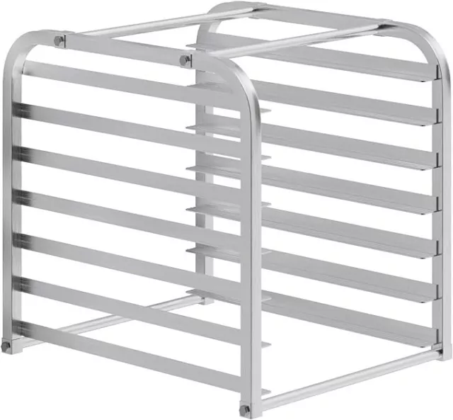 7 Pan End Load Countertop Half Sheet | Bun Pan Rack -NSF - 15.3" Long x 18" Deep