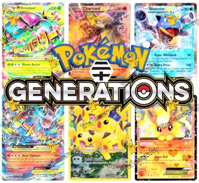 Pokémon GO XY GENERATIONS EX ULTRA SELTEN | HOLO | PROMO | PACK FRISCH Pre GX V TCG