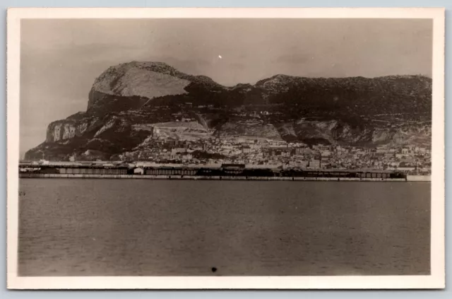 Postcard Panorama of Gibraltar RPPC N123