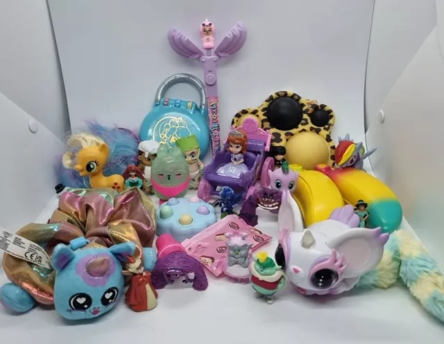 Mixed Bulk Girls Toy Lot - Shopkins Lil Secrets, My Little Pony, Pixie Belles