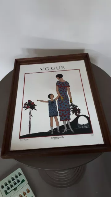 Quadro A Specchio Pubblicitario Vogue 1924