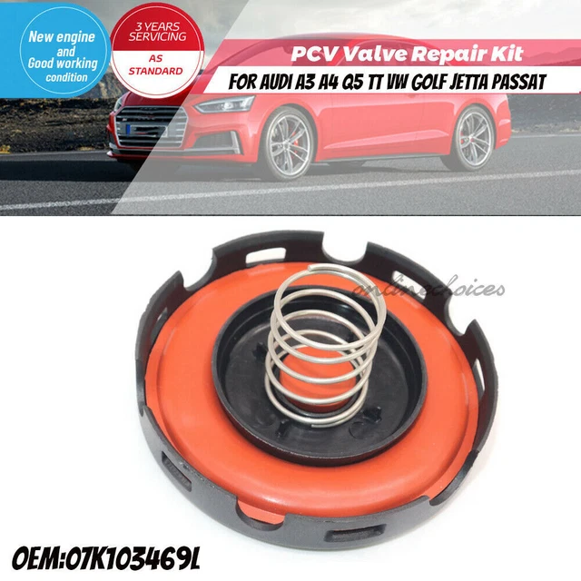 NEW PCV VALVE Repair Kit for Audi A3 A4 Q5 TT VW Golf Jetta Passat 2.0L