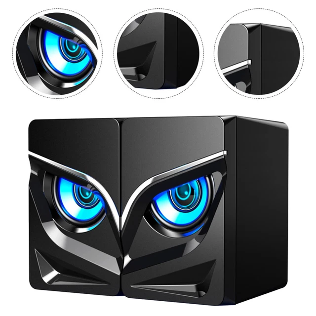2 Pcs USB Laptop Speaker USB Speaker USB Soundbar Car Stereo Speakers Wireless