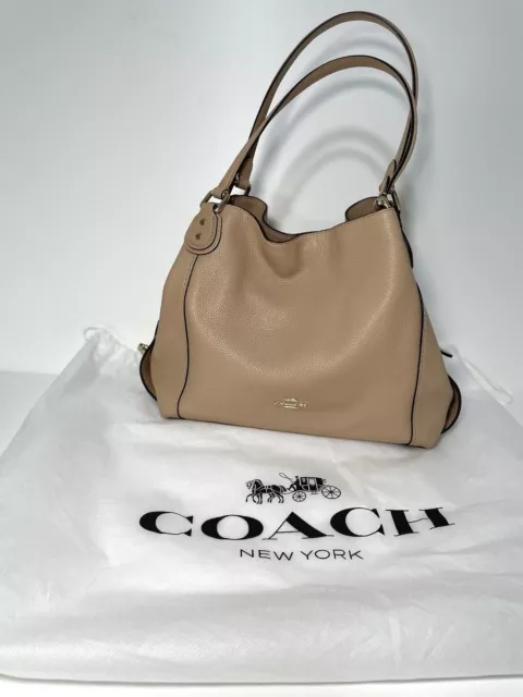 Coach edie 31 heather grey sale