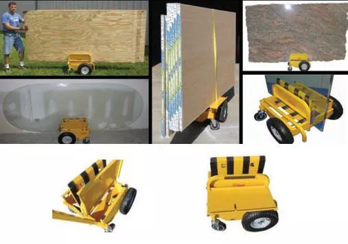 Sawtrax Panel Express Substrate Drywall Sheetrock Plywood Cart Dolly All-Terrain