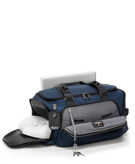 TUMI ALPHA BRAVO Mason Duffel Bag NAVY 0232722NVY MSRP $595 100% Authentic 3