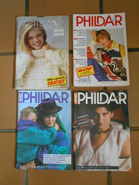 Lot De Catalogues Tricot Vintage - Phildar, Pingouin - Années 50, 70, 80