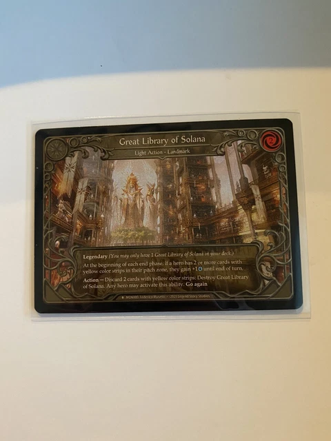 その他 great library of solana CF cold foil Great Library of Solana Cold Foil - Monarch 1st Edition
