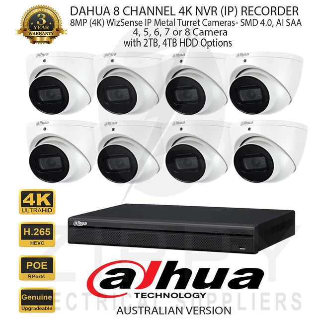 GW Security 8 Channel 4K NVR 8MP AI Human & Vehicle Detection Security Camera System with 8 UHD 4K 2160P Microphone PoE Outdoor/Indoor Weatherproof IP GW Security 8 Channel 4K NVR 8MP AI Human & Vehicle Detection Security Camera System with 8 UHD 4K 2160P Microphone PoE Outdoor/Indoor Weatherproof IP