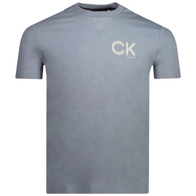 Calvin Klein t-shirt nera da uomo articolo K10K110795 maglietta CK Slim Fit