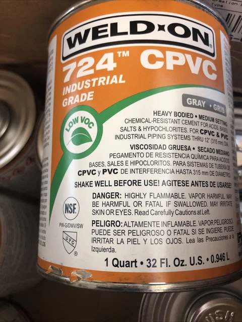 Weld-On 14183 Cpvc Gray Heavy Bodied Quart