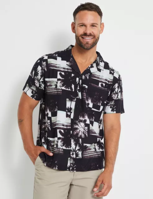 RIVERS - Mens Tops -  Cuban Short Sleeve Shirt